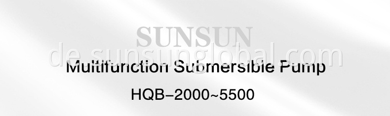 Sunsun Aquarium Hochdruck-Tiefbrunnen-Reinigungs-Tauchwasserpumpe